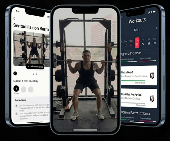 App de entrenamiento personalizado con videos