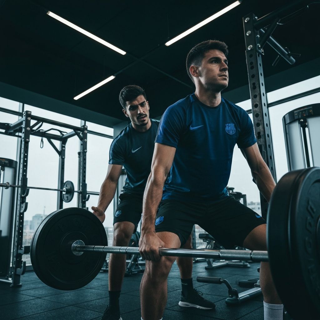 Sesión de entrenamiento presencial en gimnasio